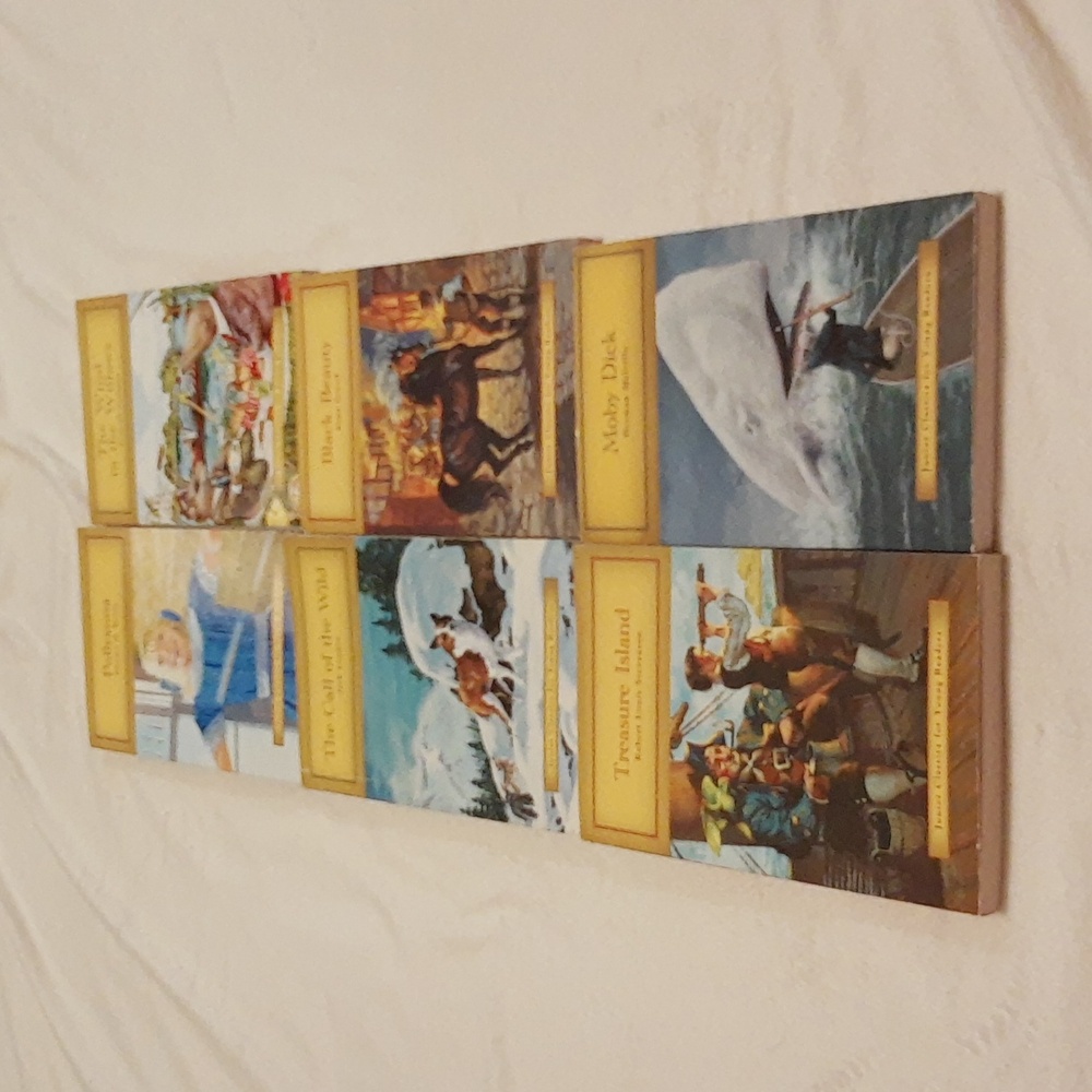 Junior Classics Literature for Young Readers book lot of 6